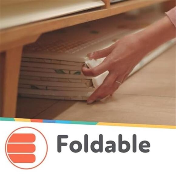 Reversible Baby Floor Mat, 77" x 58" - Foldable and Lightweight Baby Play - Picture 6 of 7
